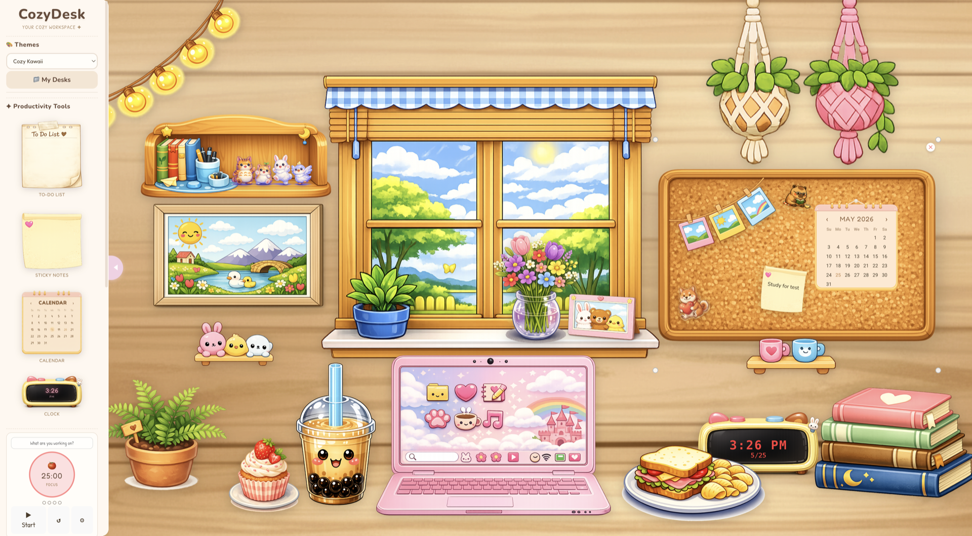 Cozy Kawaii theme