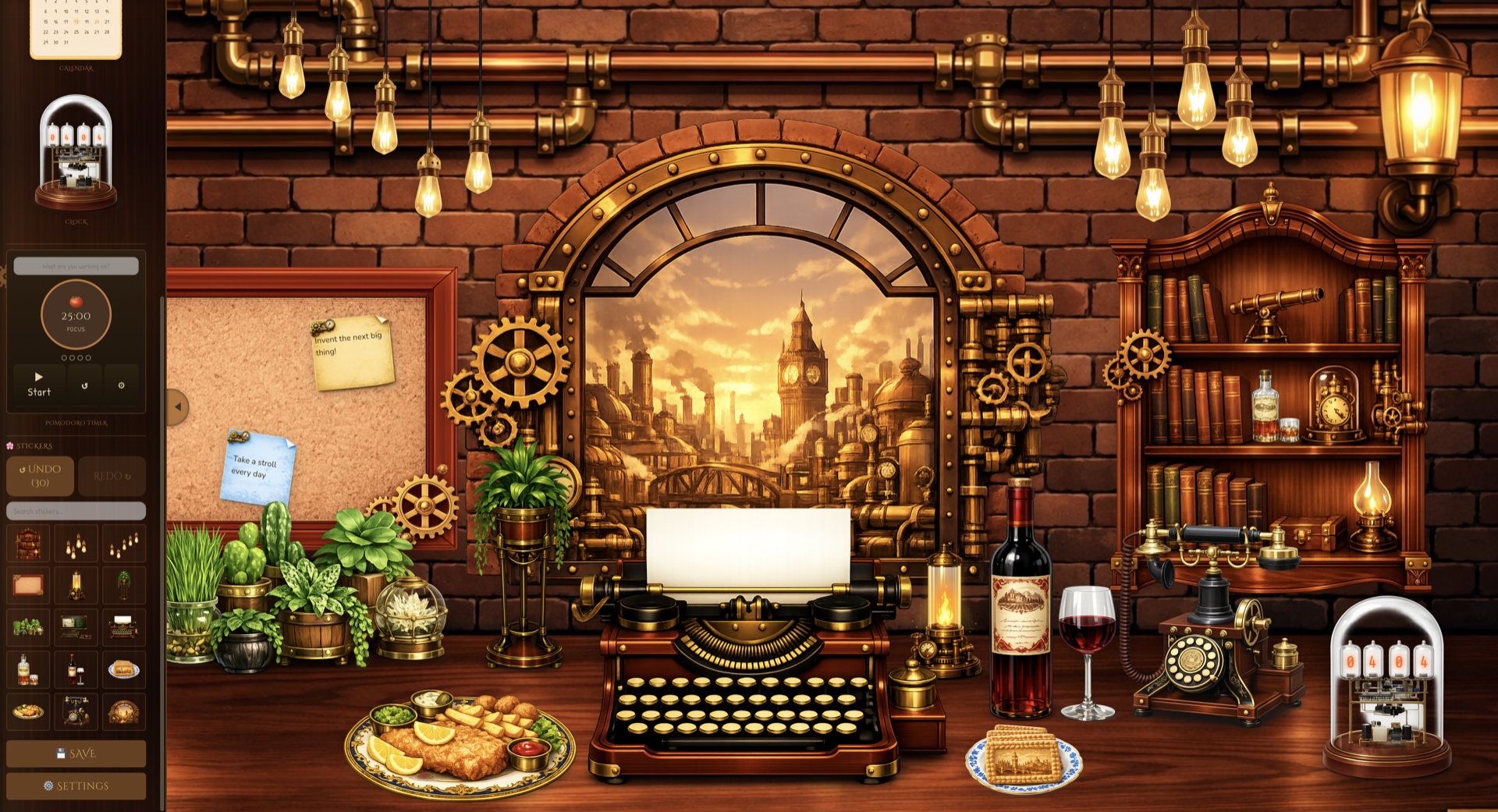 Steampunk theme